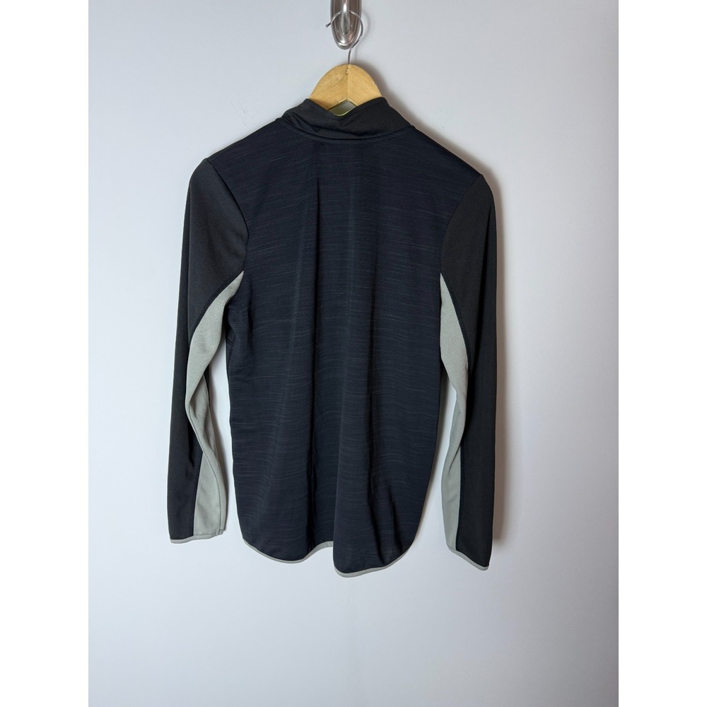 Chicago White Sox Youth L Black and Neon Yellow Quarter-Zip Performance Pullover - Picture 4 of 6